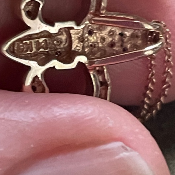 Effy 14K Rose Gold Fleur de Lis Necklace - Picture 4 of 7